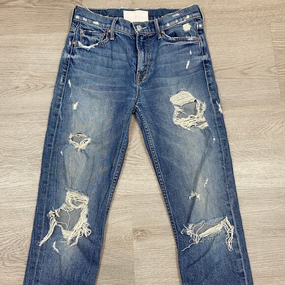 Mother Superior The Sinner Jeans in Ice Cream You Scream Women's 24 - Picture 2 of 11